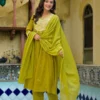 Embroidered Anarkali Kurti Set with Dupatta Embroidered Anarkali Kurti Set with Dupatta