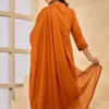 Solid Straight Kurti Set with Dupatta (Rust Orange) Solid Straight Kurti Set with Dupatta (Rust Orange)
