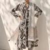 ikat A Chic Ikat-Print Churidar With A Matching Dupatta